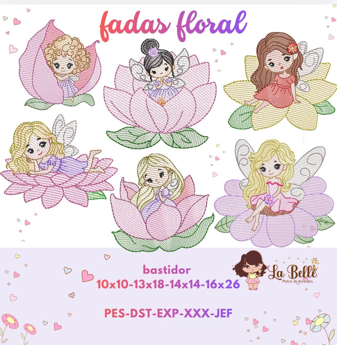 matriz fadas floral